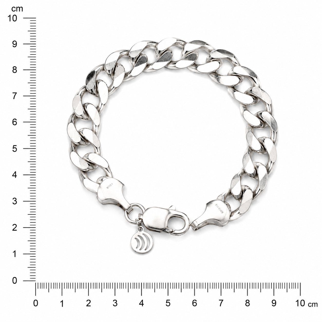 Curb Chain Silver Bracelet