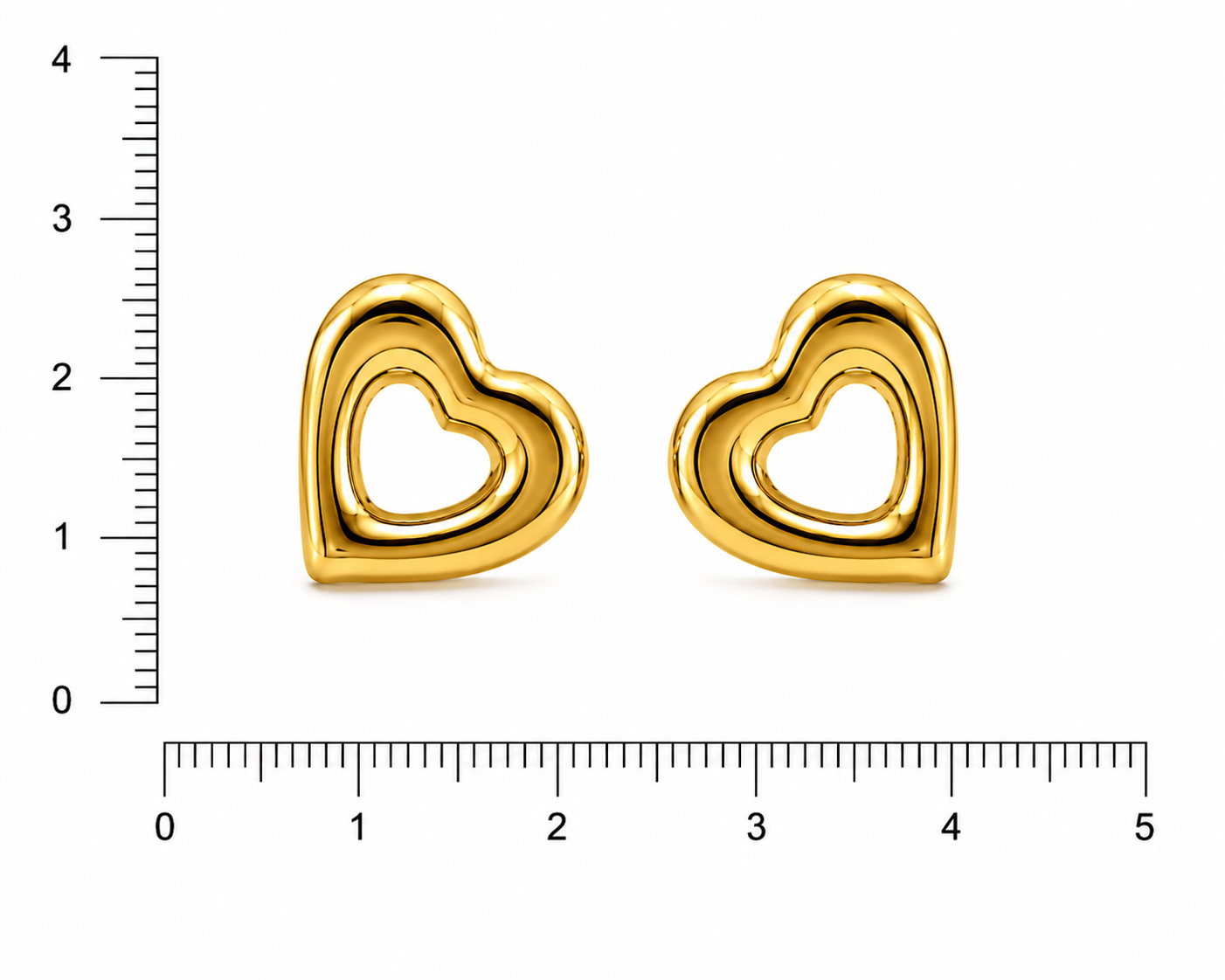 Heart Demi Fine Earrings