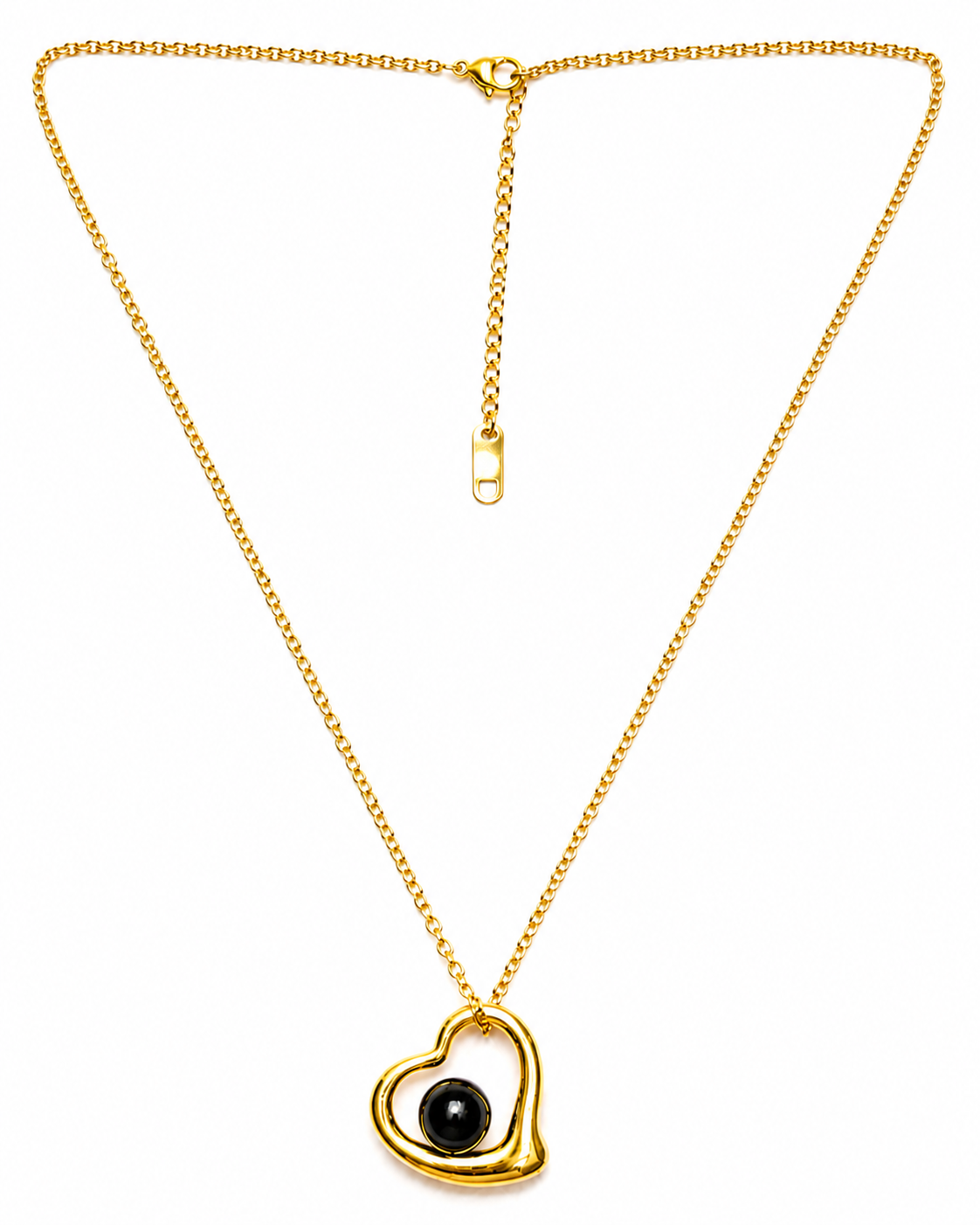 Curvy Heart Minimal Pendant