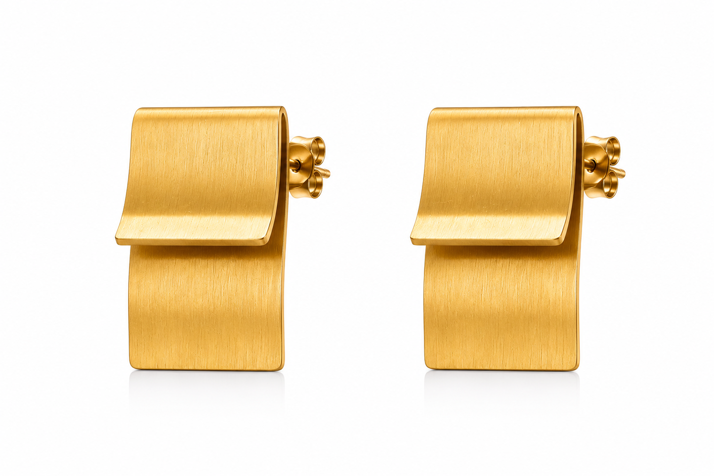 Stylish Golden Stud Earrings