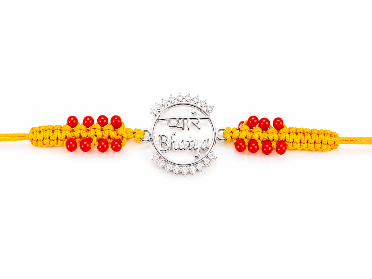 Pyare Bhaiya Silver Rakhi