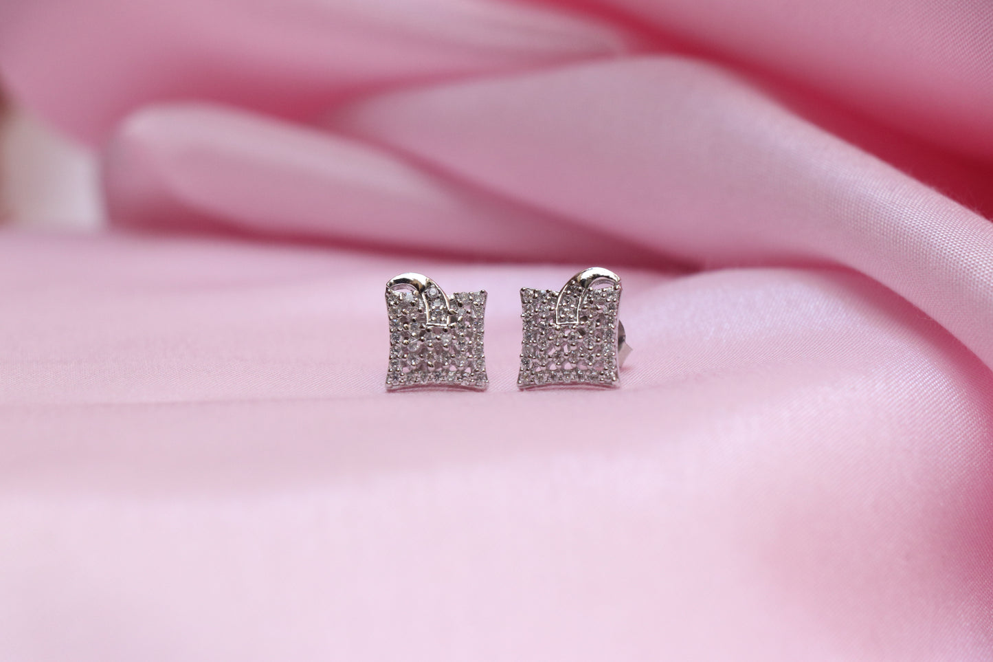Diamond Studded Pendant Set