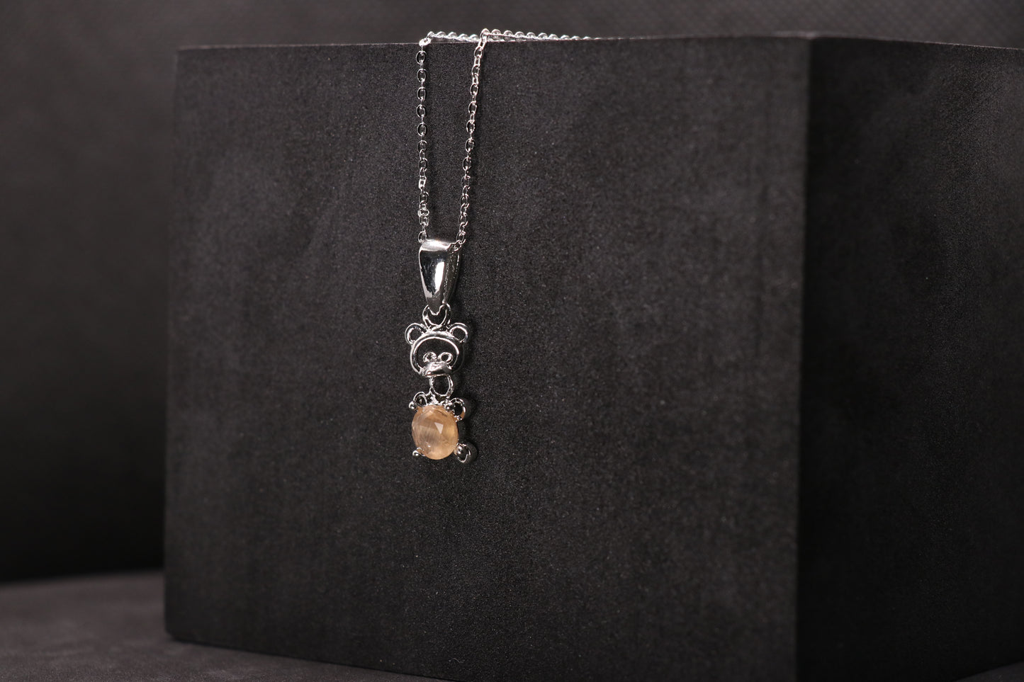 Teddy Bear Minimal Pendant