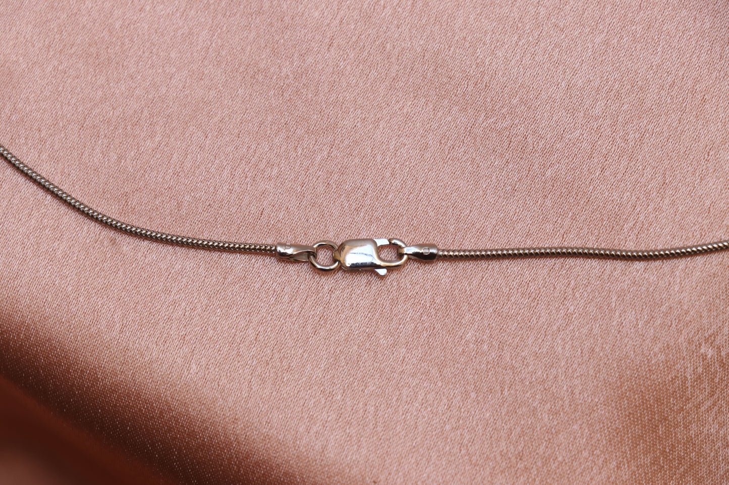 Unisex Silver Snake Chain