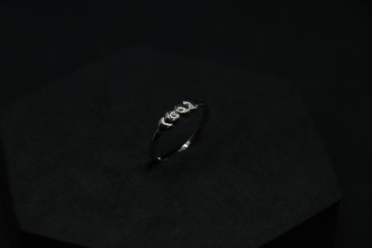 Heart Pure Silver Ring