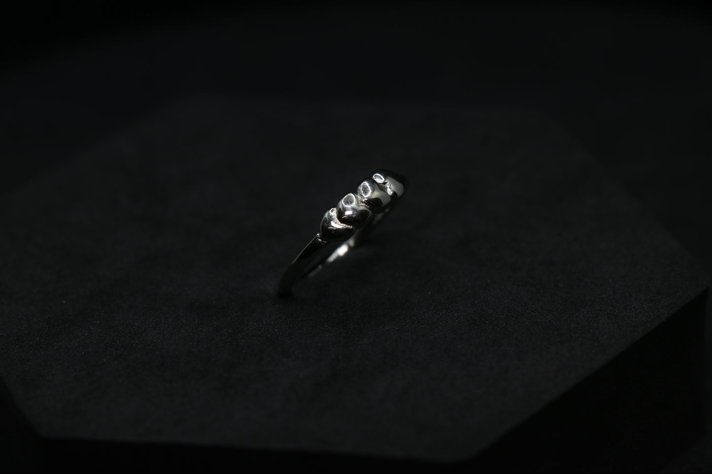 Heart Pure Silver Ring