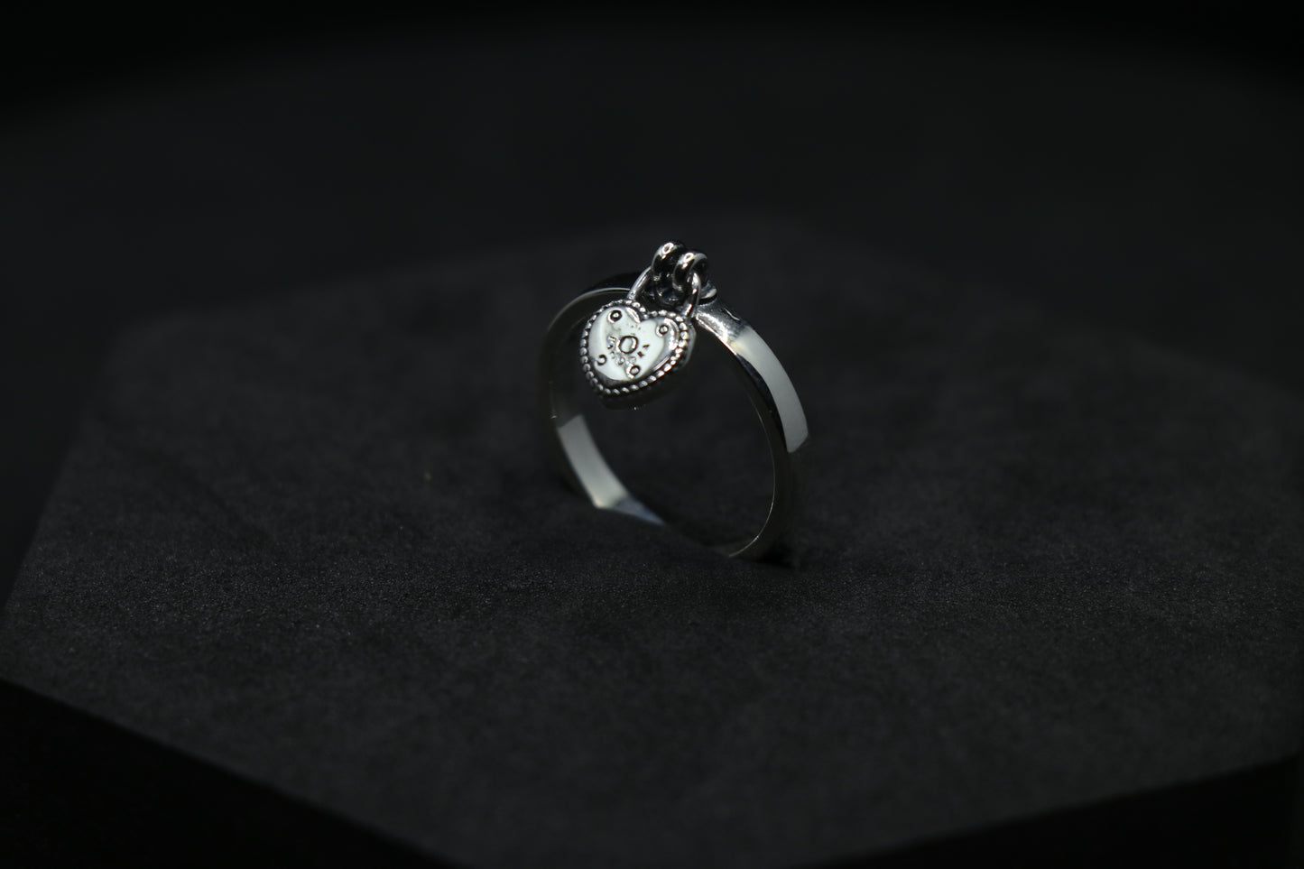 Studded Pandora Silver Ring For Her