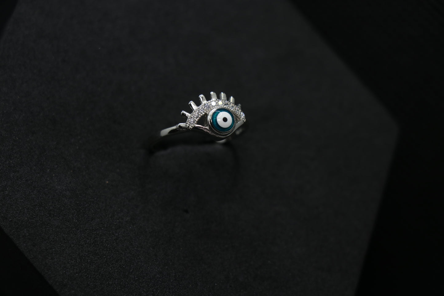 Evil Eye Silver Ring