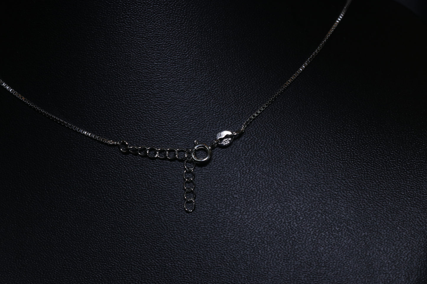 Diamond Studded Minimal Silver Pendant
