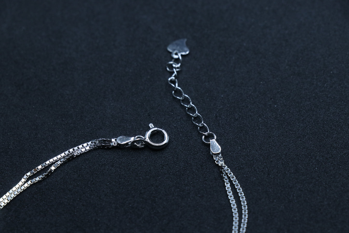 Double Ring Single Anklet