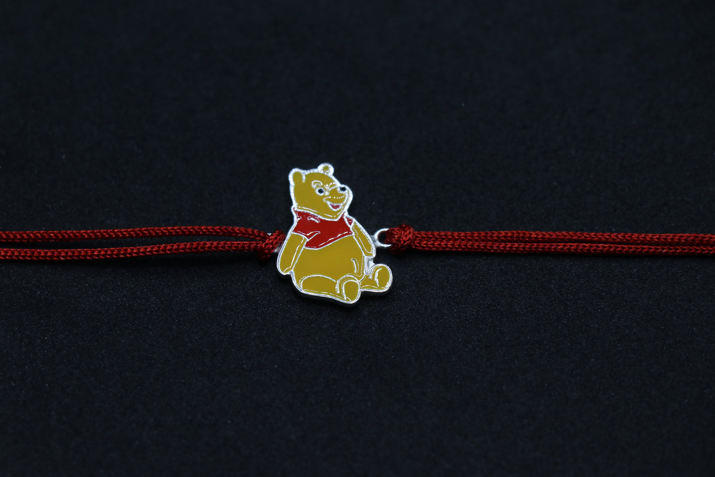 Pooh Bear Silver Rakhi