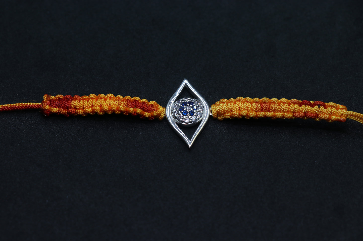 Evil Eye Silver Rakhi