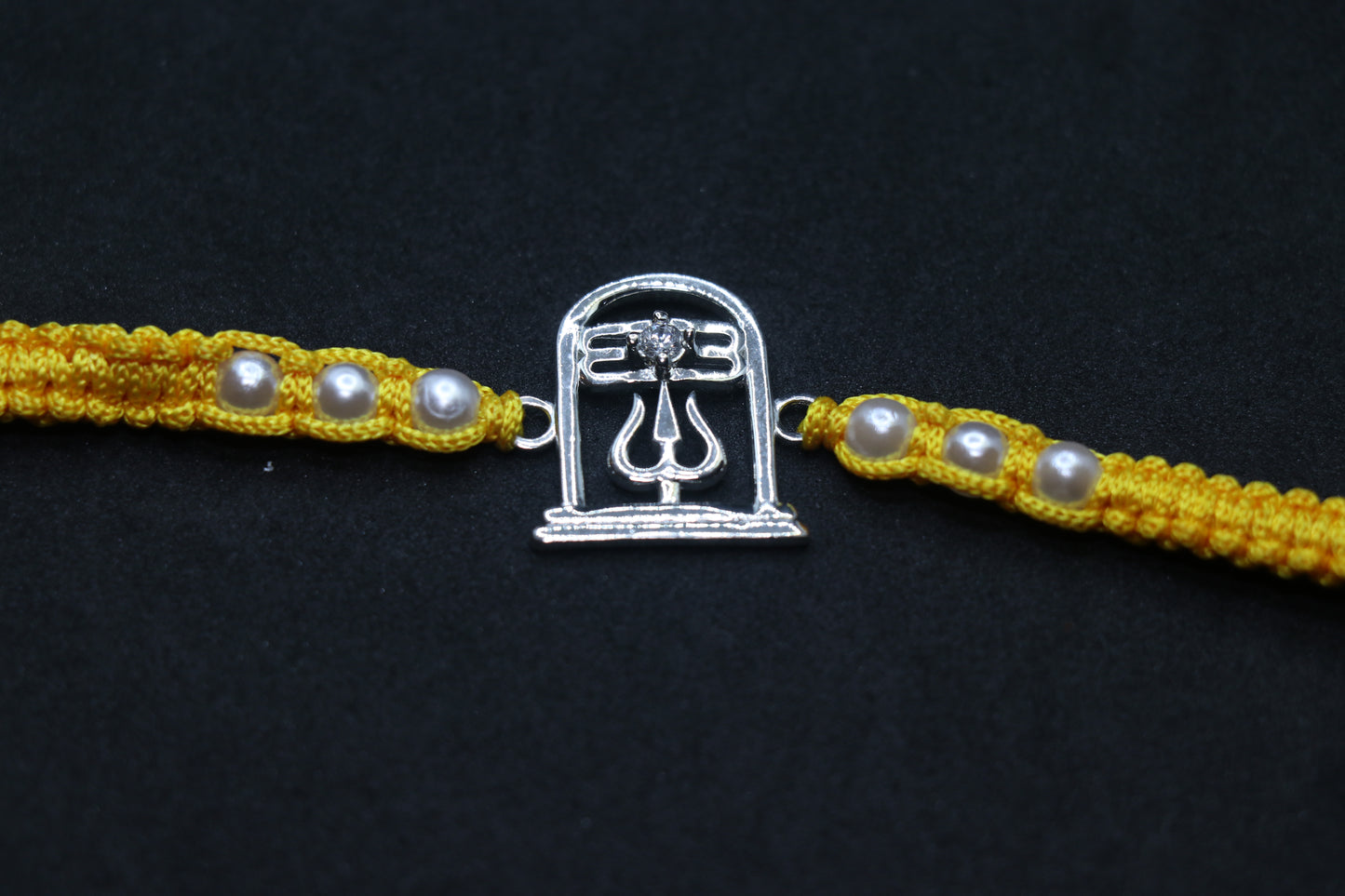 Shivling Silver Rakhi