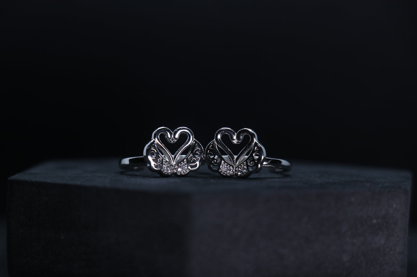 925 Silver Duck Toe Rings
