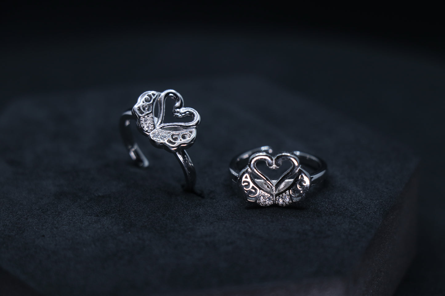 925 Silver Duck Toe Rings