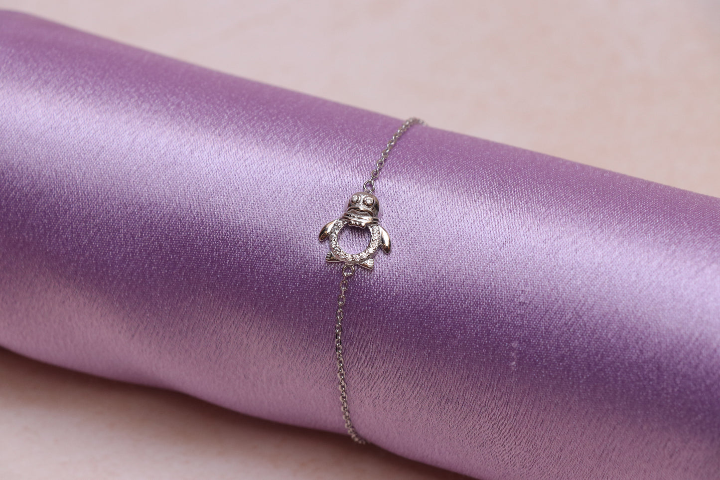 Penguin Silver Chain Bracelet