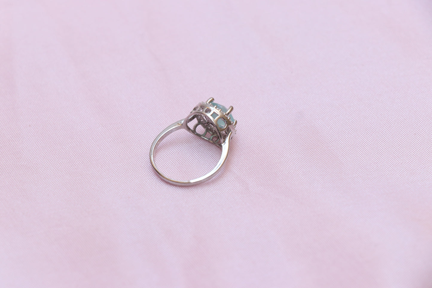 Green Stone Silver Ring
