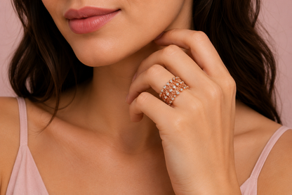 925 Silver Convertible Ring-Bracelet