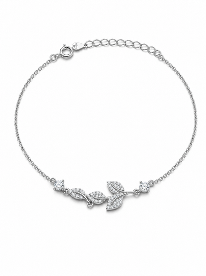 Leaf Silver Bracelet