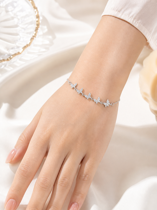 Butterfly Silver Bracelet