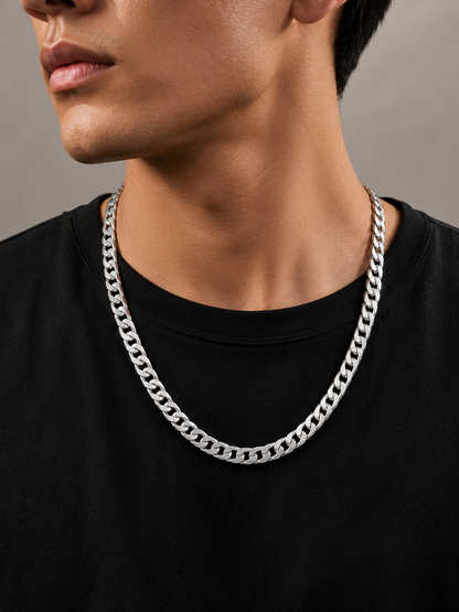 Curb Silver Chain