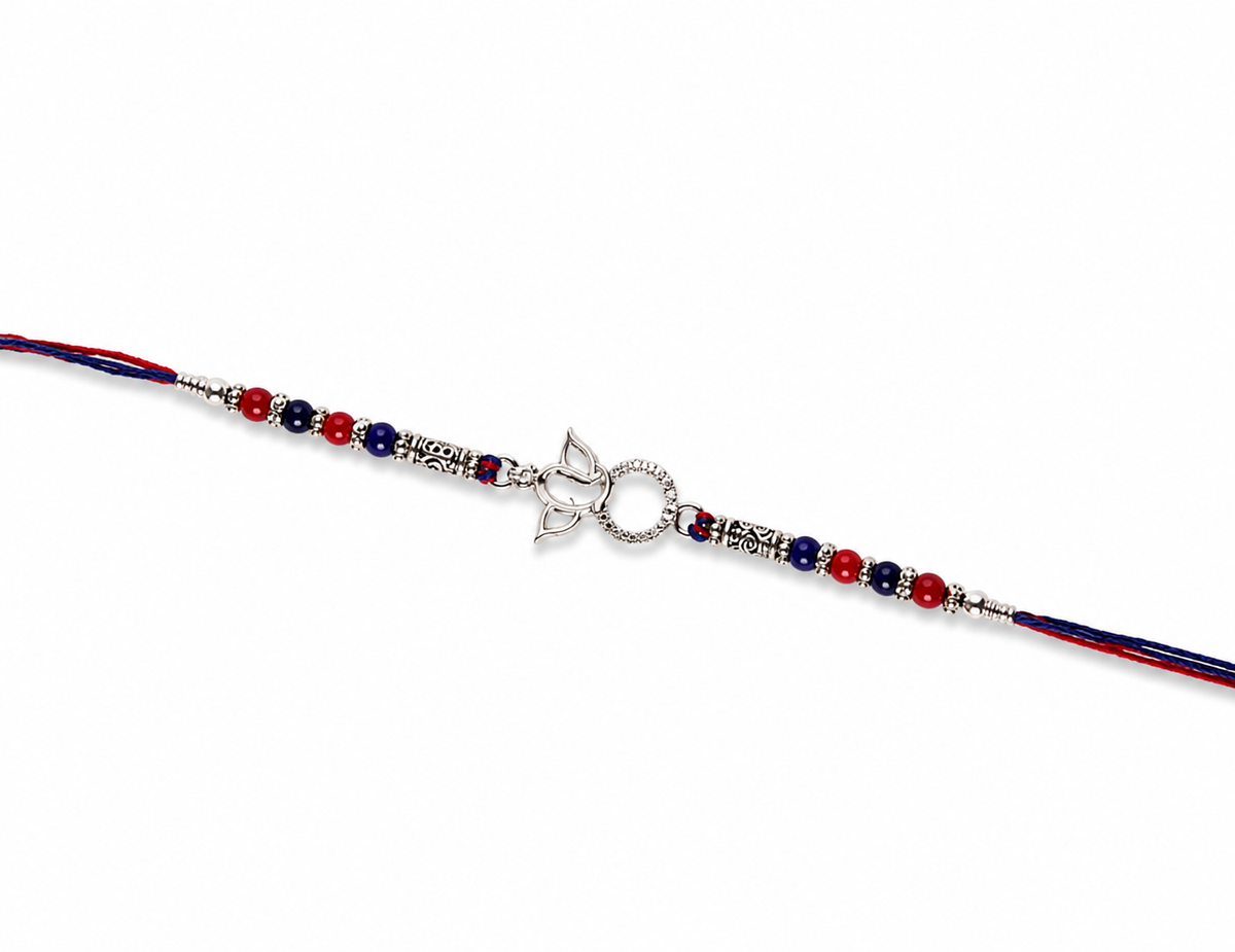 Ganesh Ji Silver Rakhi