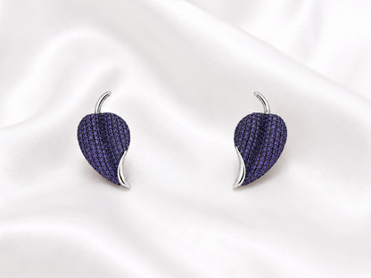 Purple Leaf Premium Pendant Set