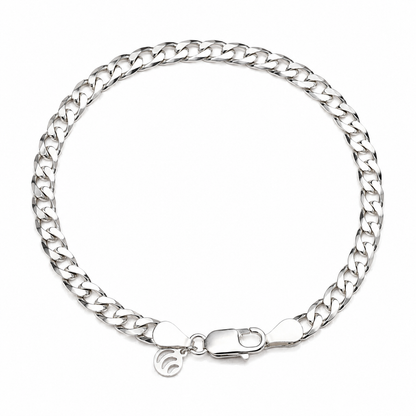 Curb Chain Silver Bracelet (Copy)