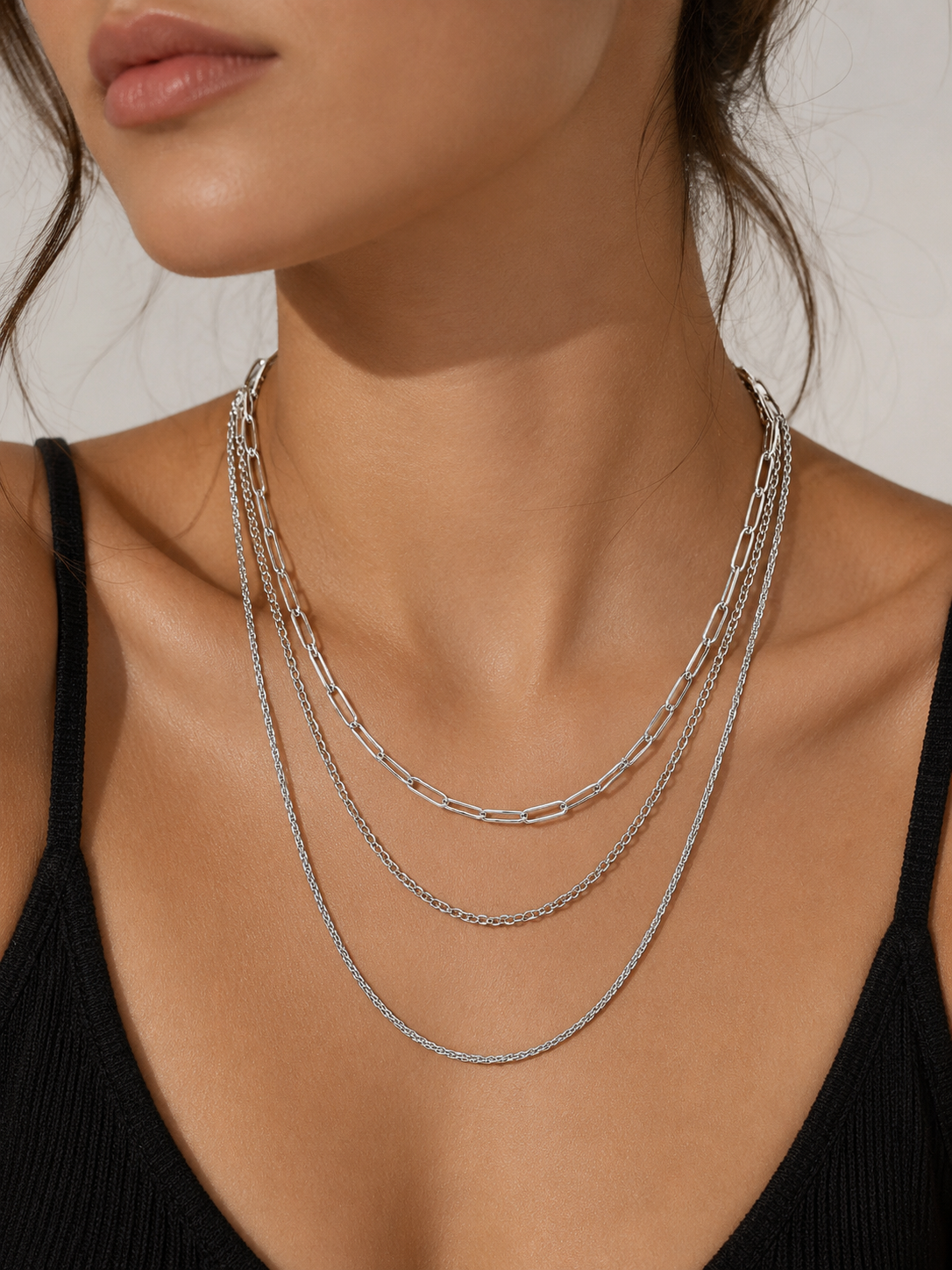 Multilayer Figaro Necklace