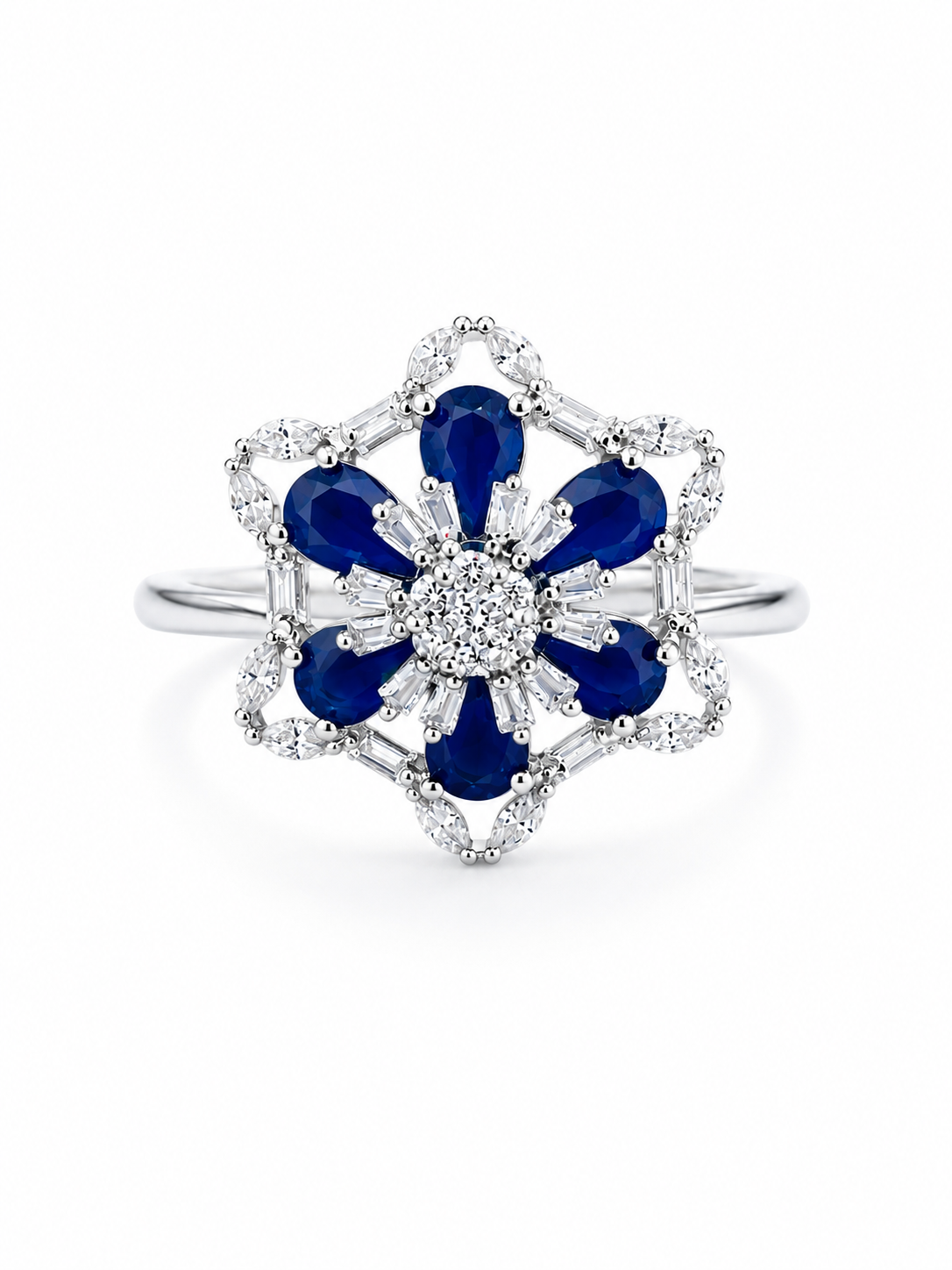Blue Stone Cocktail Ring