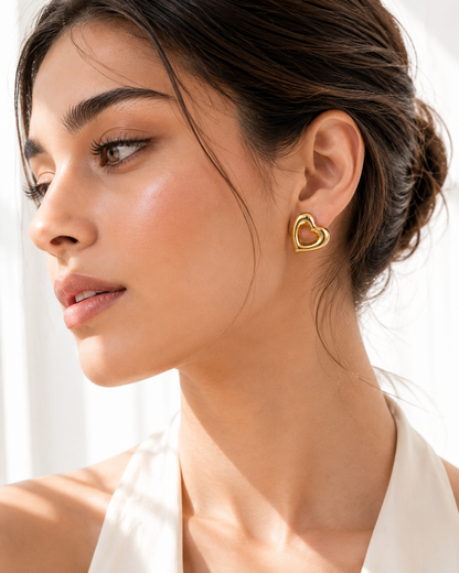 Heart Demi Fine Earrings