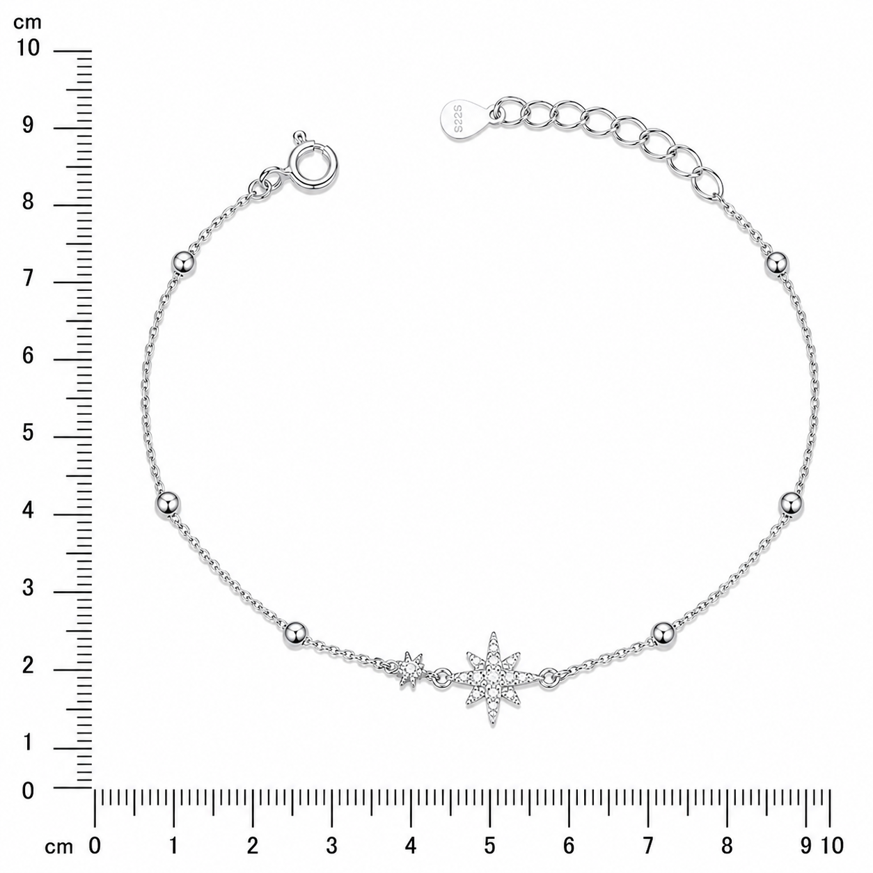 Silver Star Bracelet