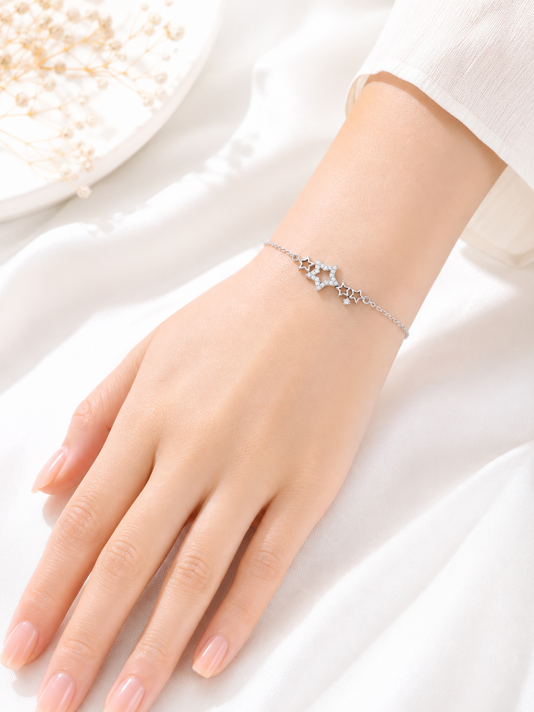 Star Silver Bracelet