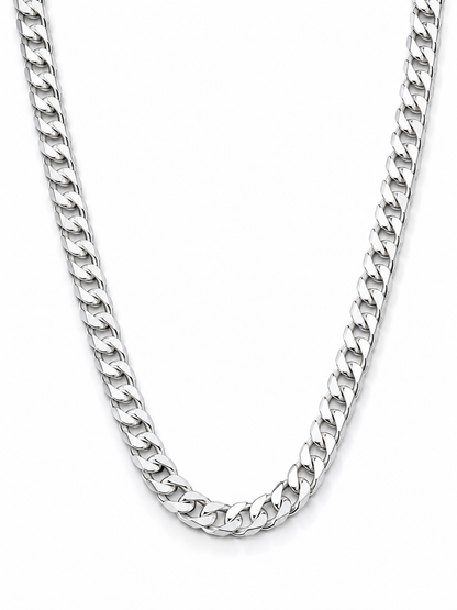 Curb Silver Chain