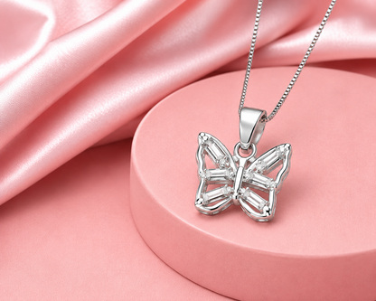 Modern Butterfly Premium Pendant Set