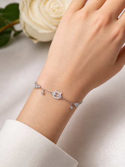 Cat Fish Silver Bracelet