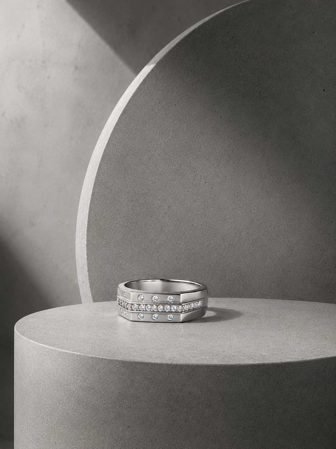 Solitaire Silver Ring