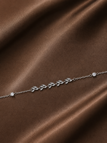 Leaves Silver Bracelet