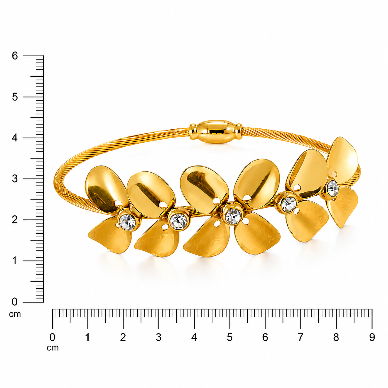 Flower Cuff Bracelet
