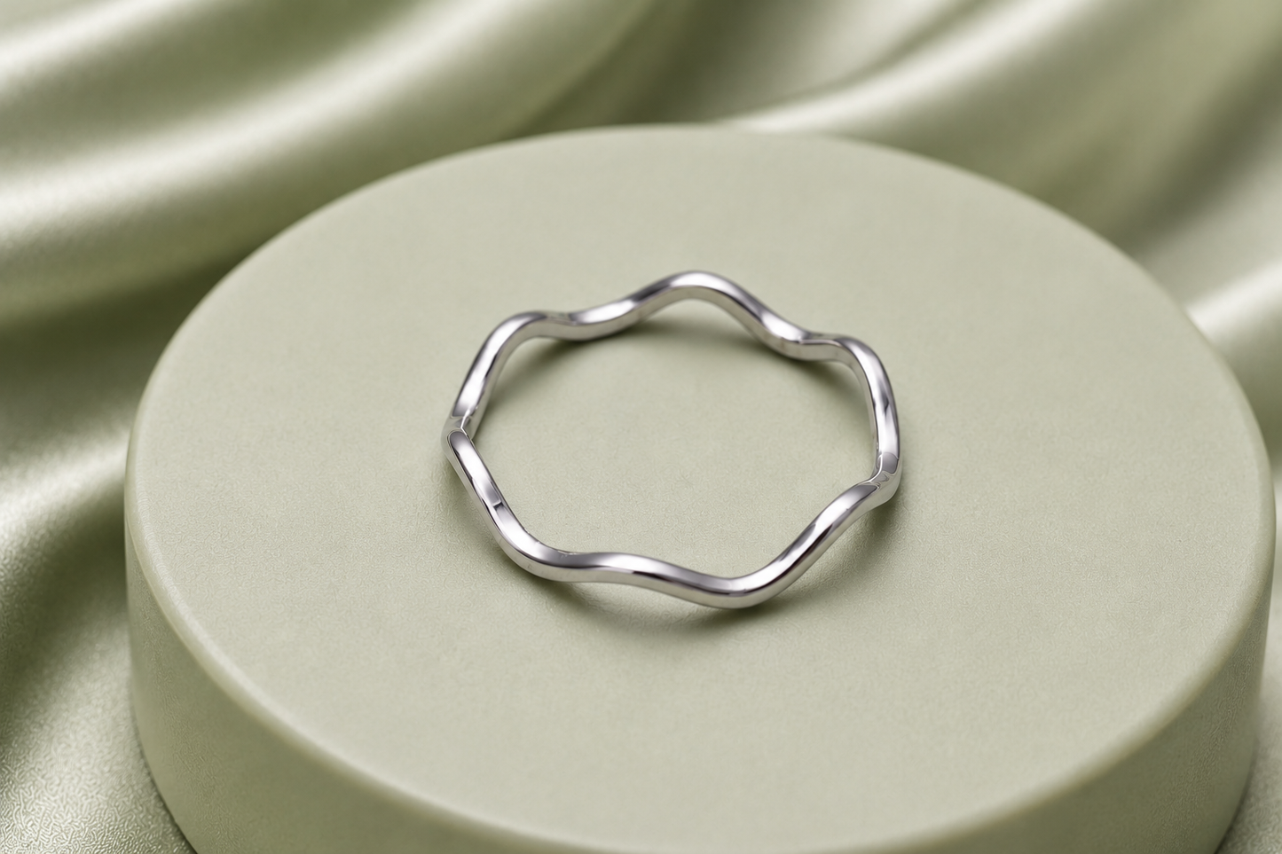 Handmade Zig Zag Silver Ring