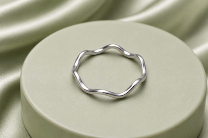 Handmade Zig Zag Silver Ring
