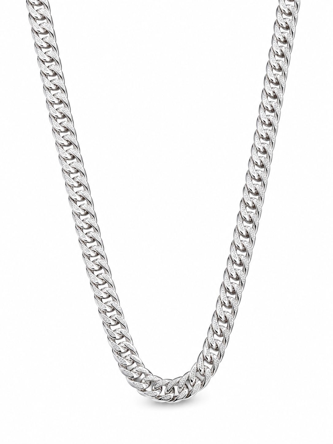 Curb designer Silver Chain