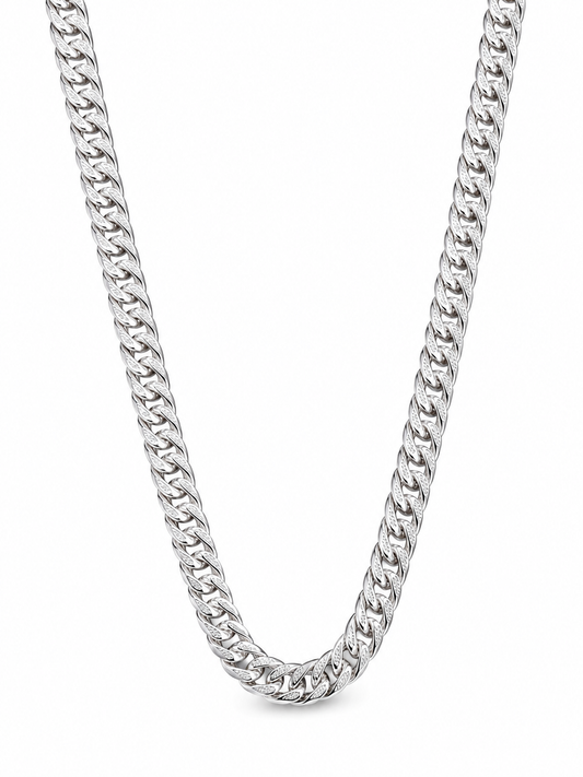 Curb designer Silver Chain