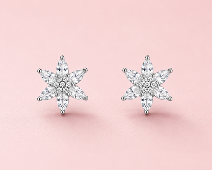 Floral Studded Pendant Set
