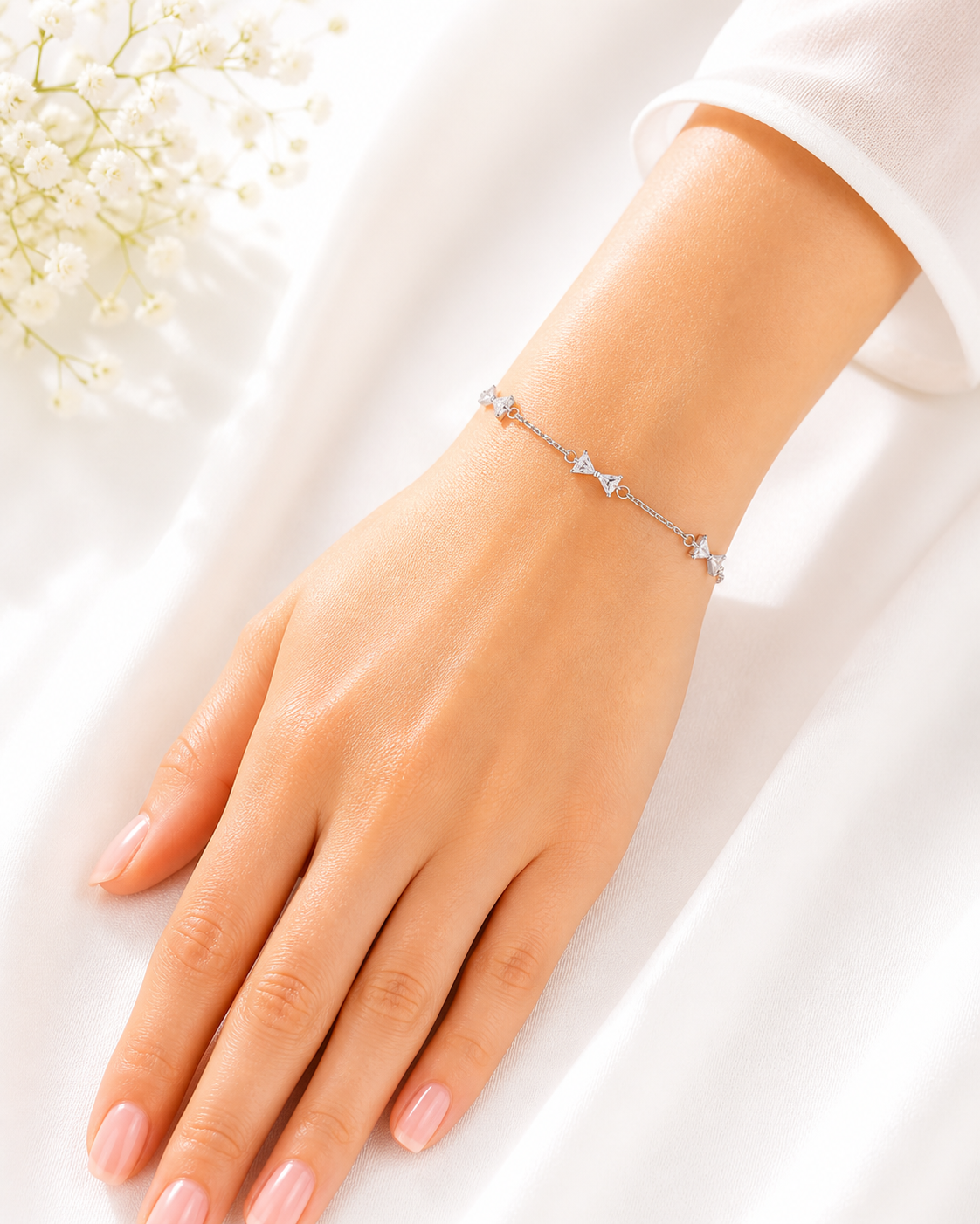 Studded Silver Bracelet