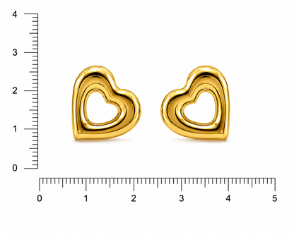 Heart Demi Fine Earrings