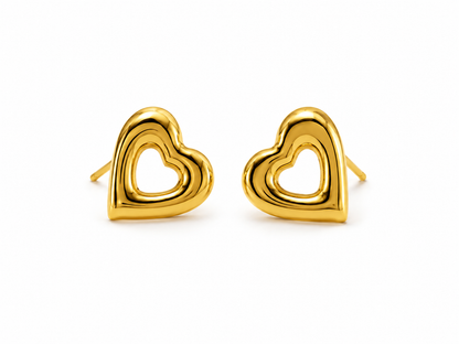 Heart Demi Fine Earrings