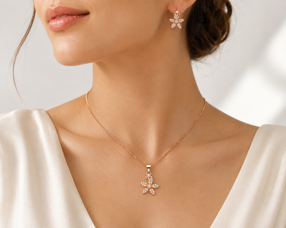 Flower Premium Pendant Set