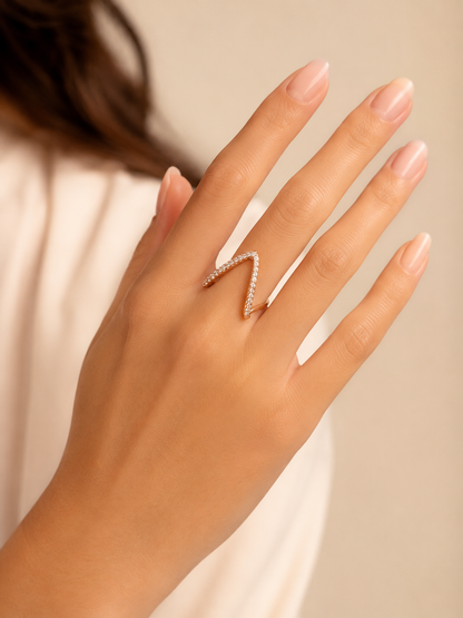 Vanki Rosegold Ring