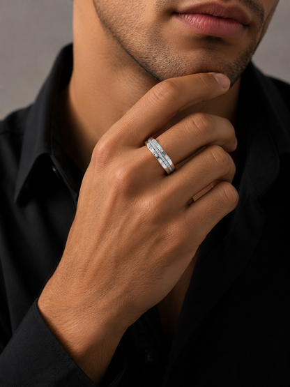 Solitaire Silver Ring